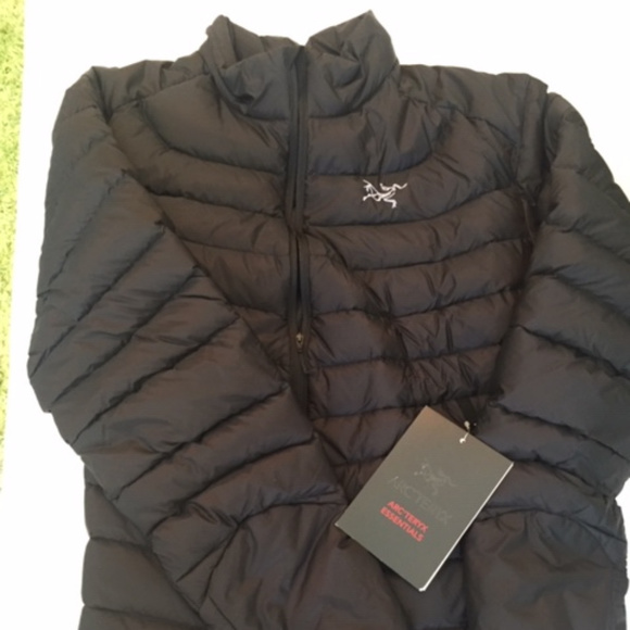 2 coats - Arc'teryx Orange Goretex &Black Down NEW - WOMENS - Picture 5 of 6